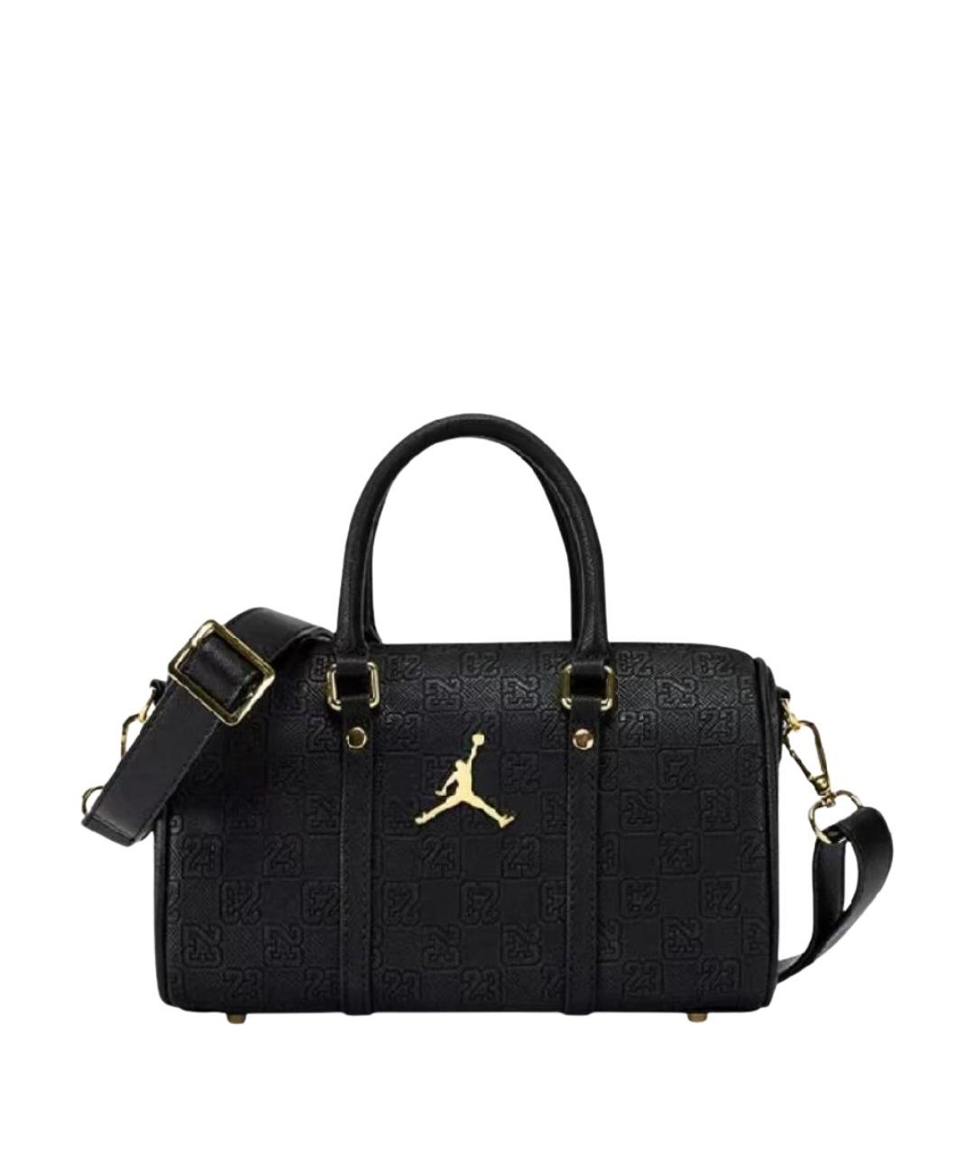 JORDAN Черная сумка тоут из искусственной кожи, фото 1