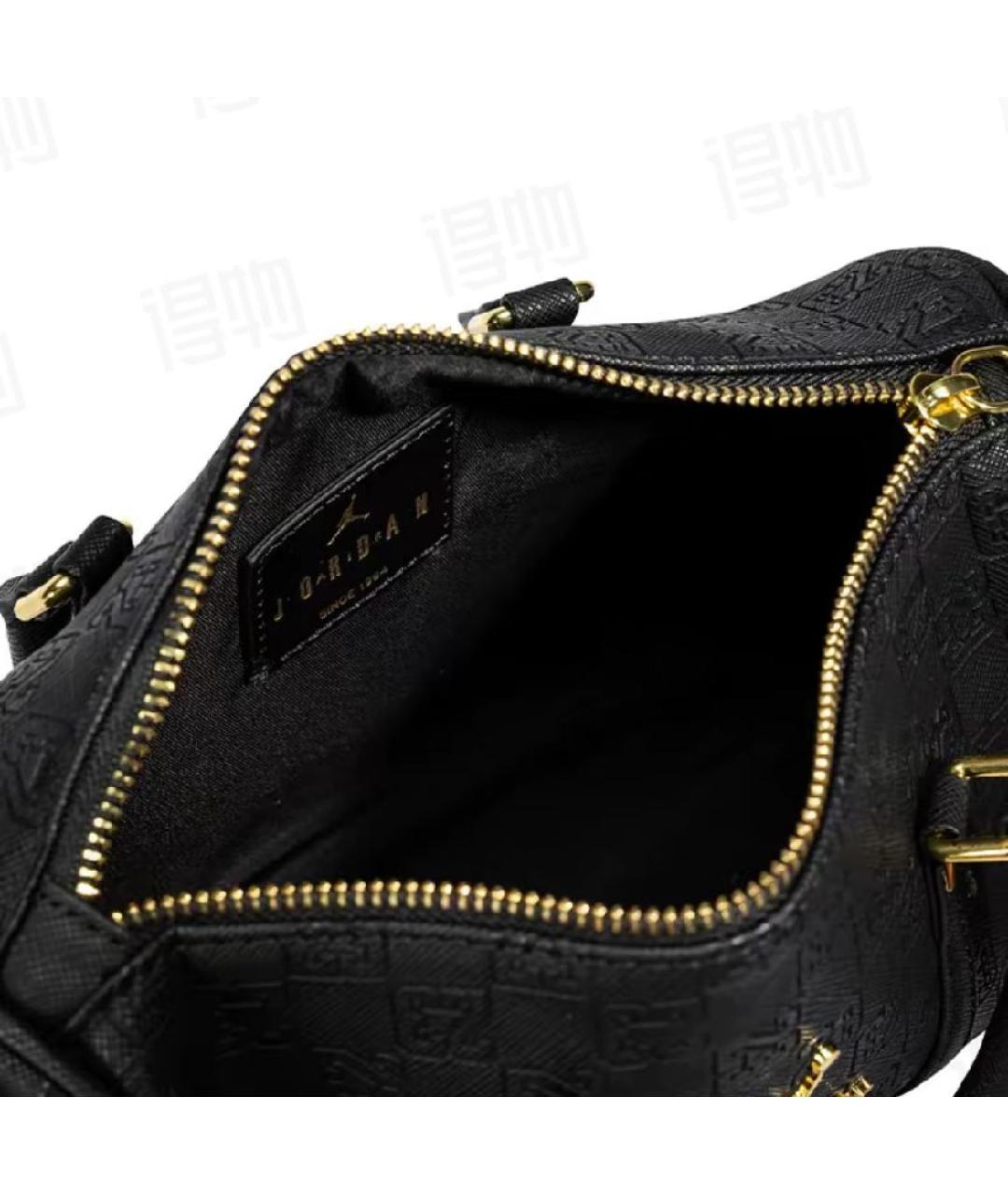 JORDAN Черная сумка тоут из искусственной кожи, фото 4