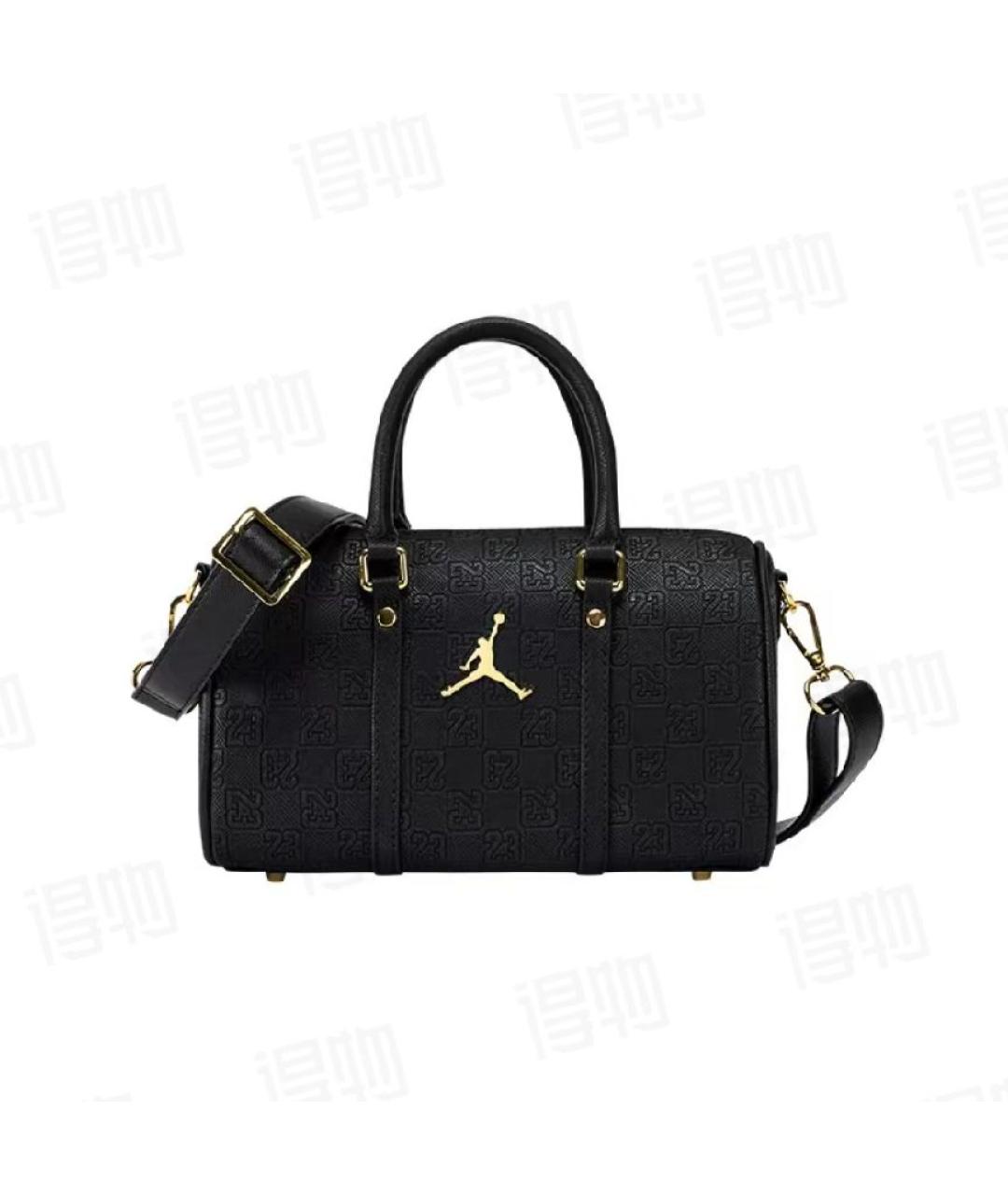 JORDAN Черная сумка тоут из искусственной кожи, фото 10