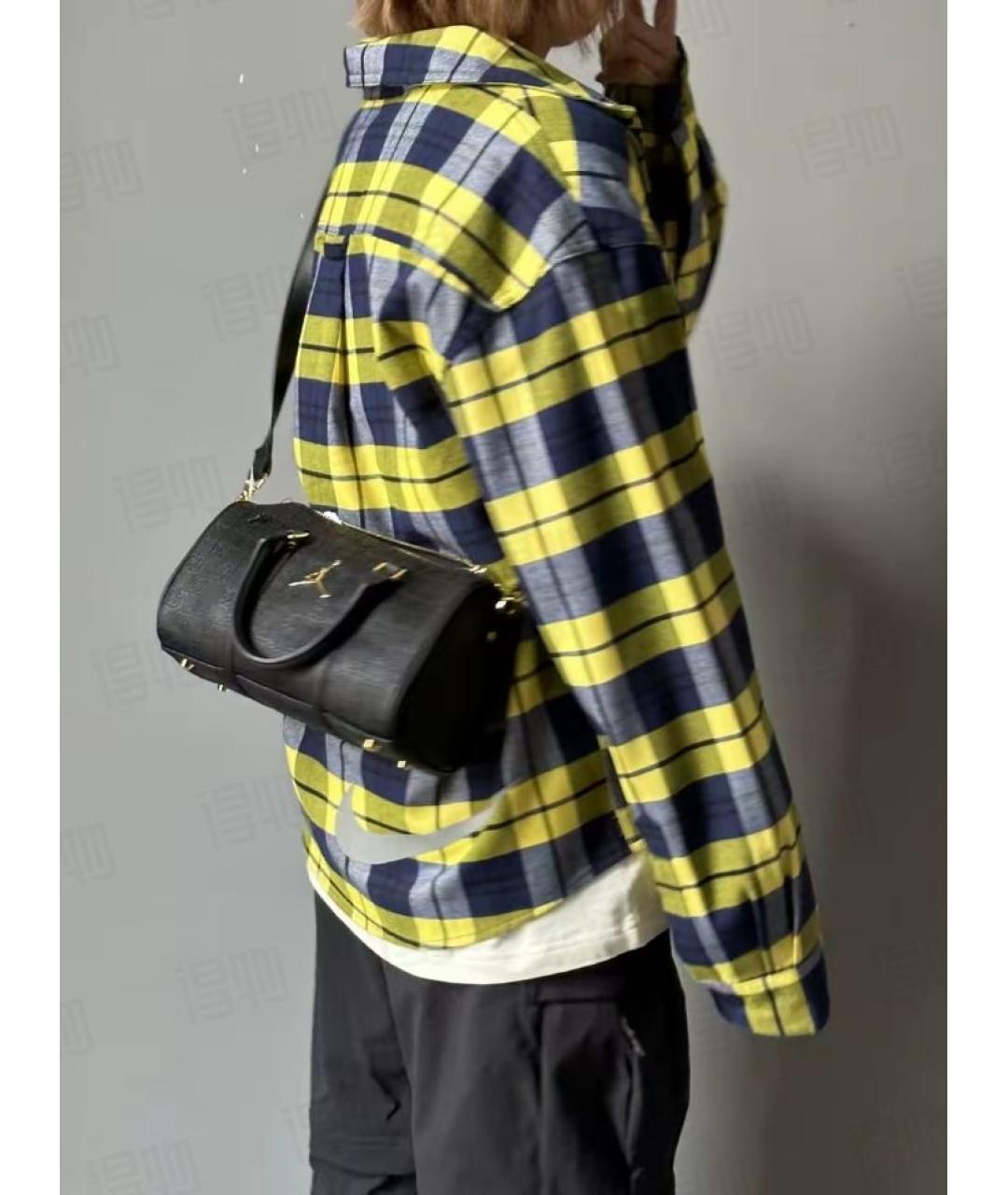 JORDAN Черная сумка тоут из искусственной кожи, фото 8