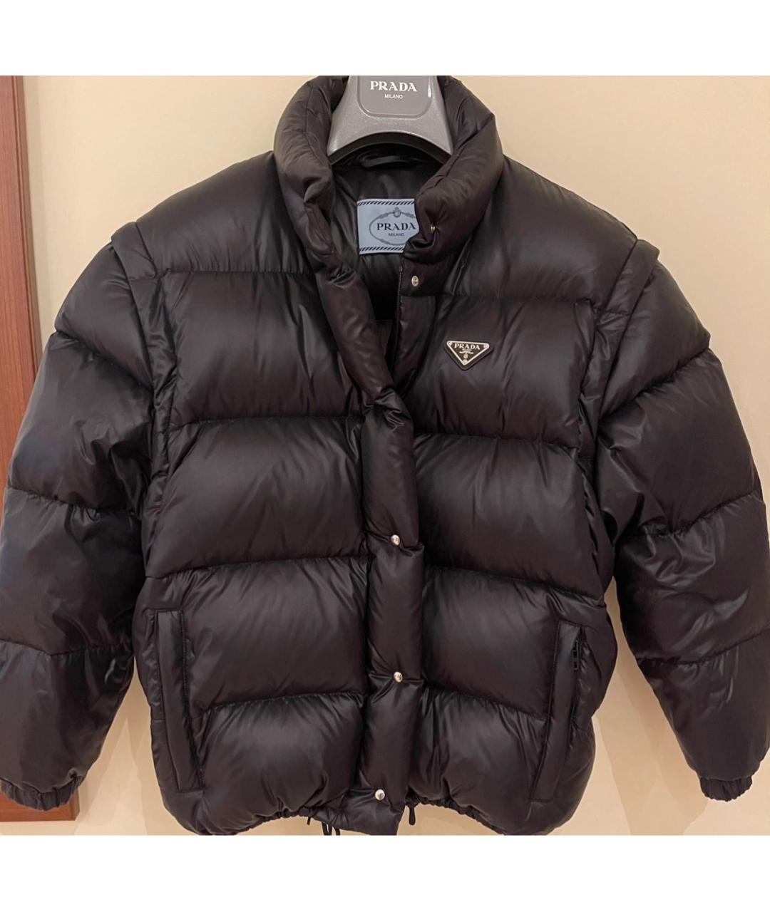 PRADA Черный пуховик, фото 2