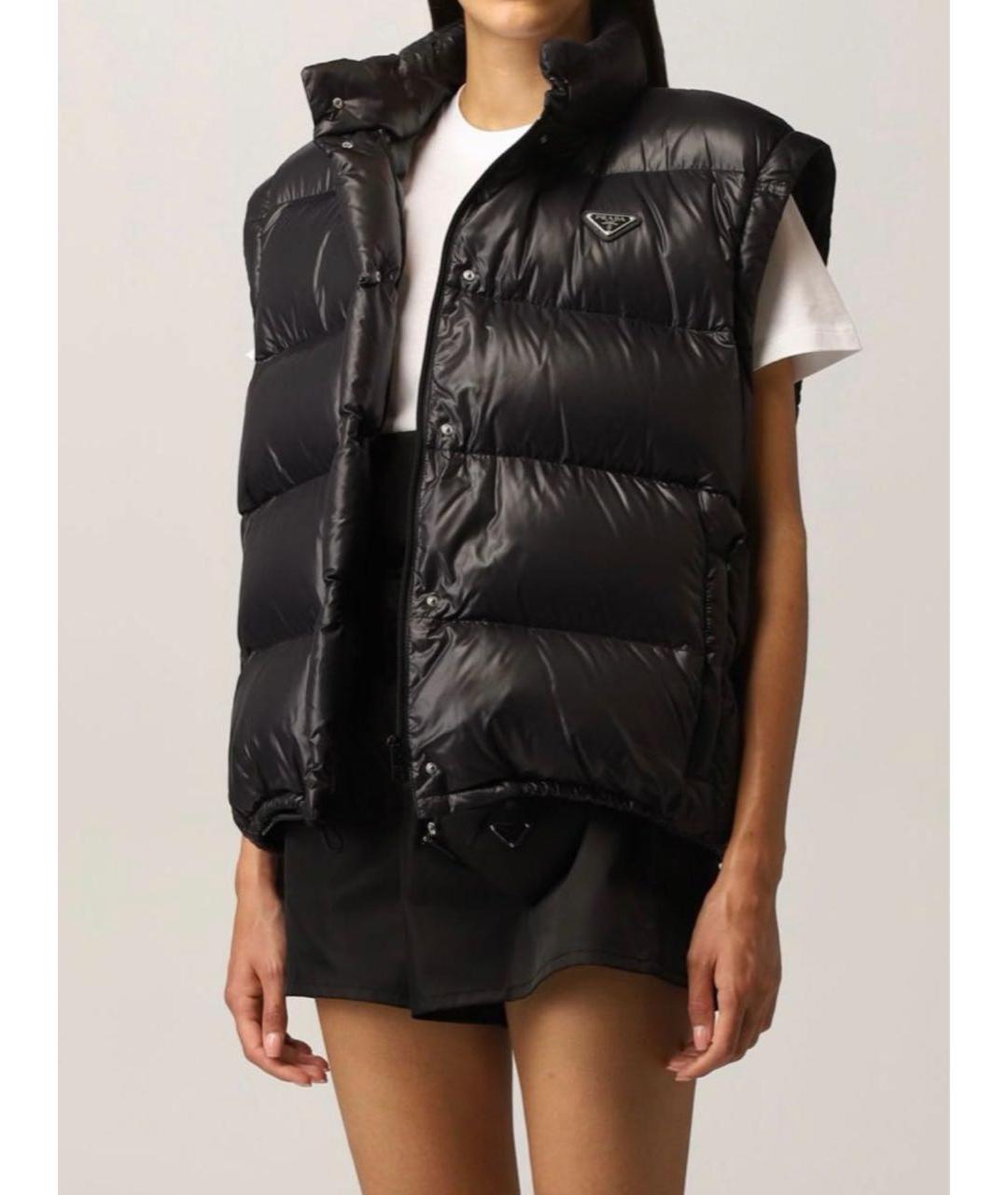 PRADA Черный пуховик, фото 5