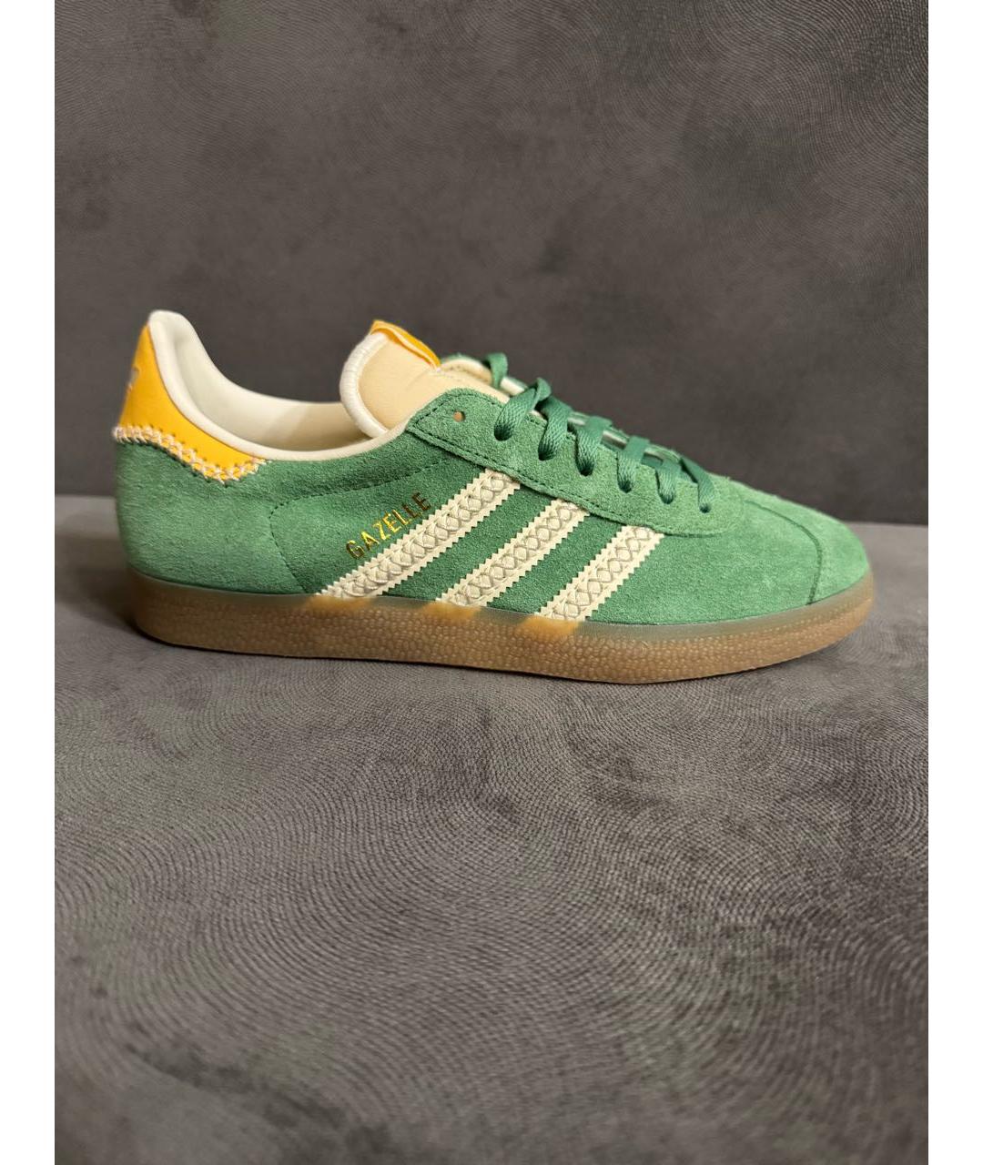 ADIDAS Зеленые замшевые кеды, фото 6