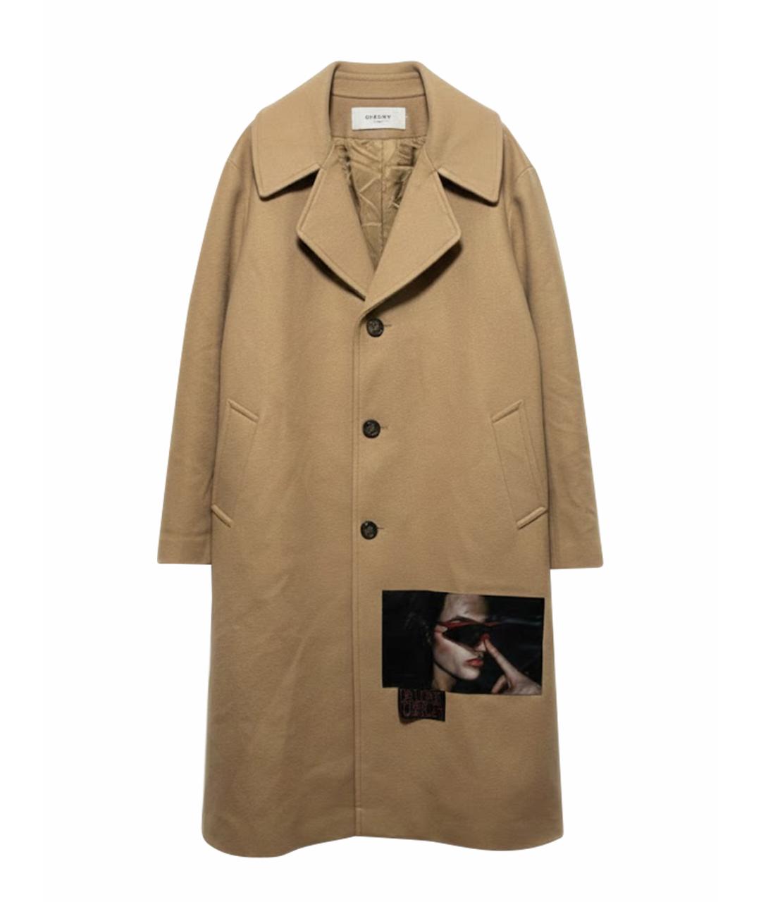 MISBHV Бежевое шерстяное пальто, фото 1