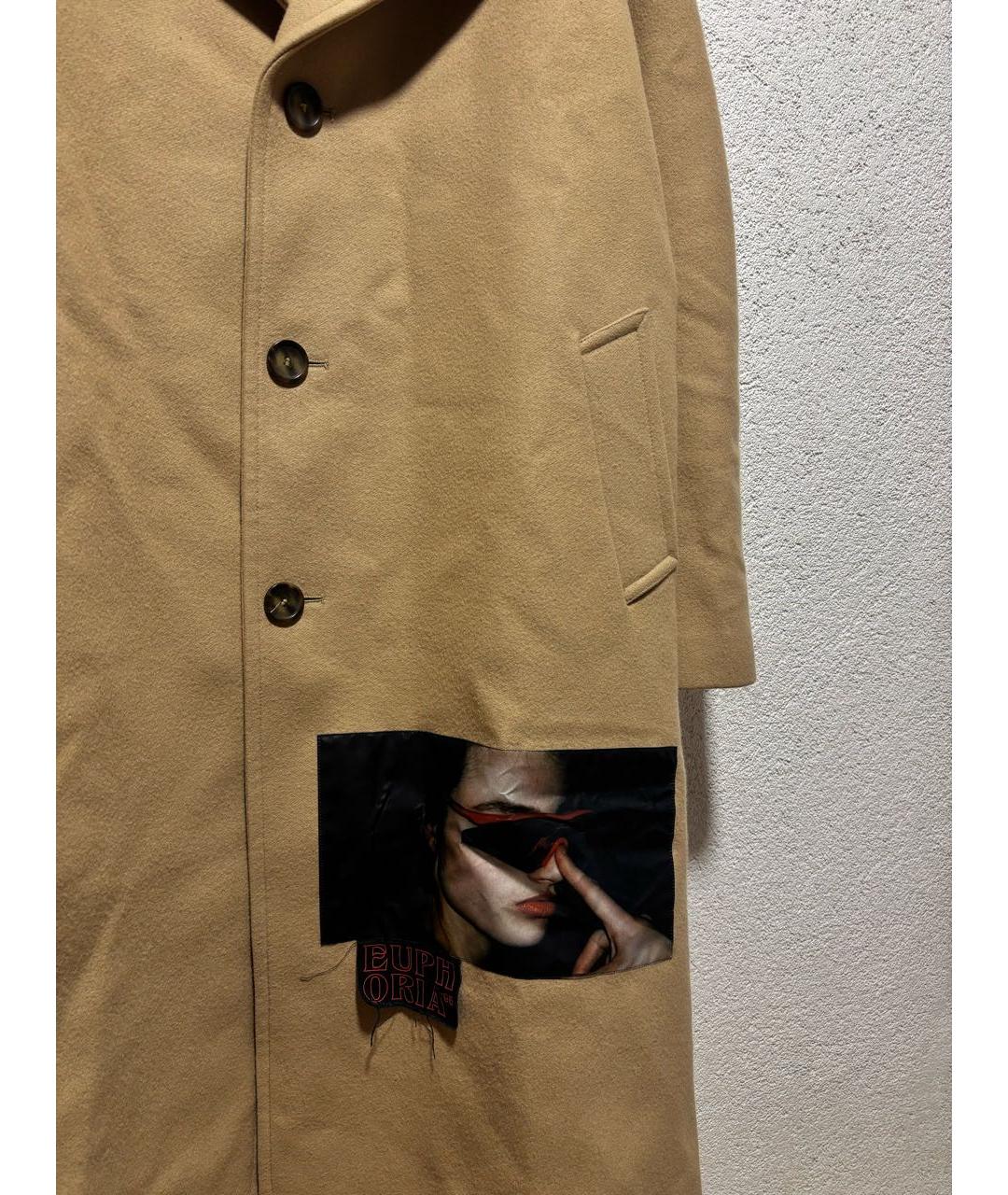 MISBHV Бежевое шерстяное пальто, фото 2