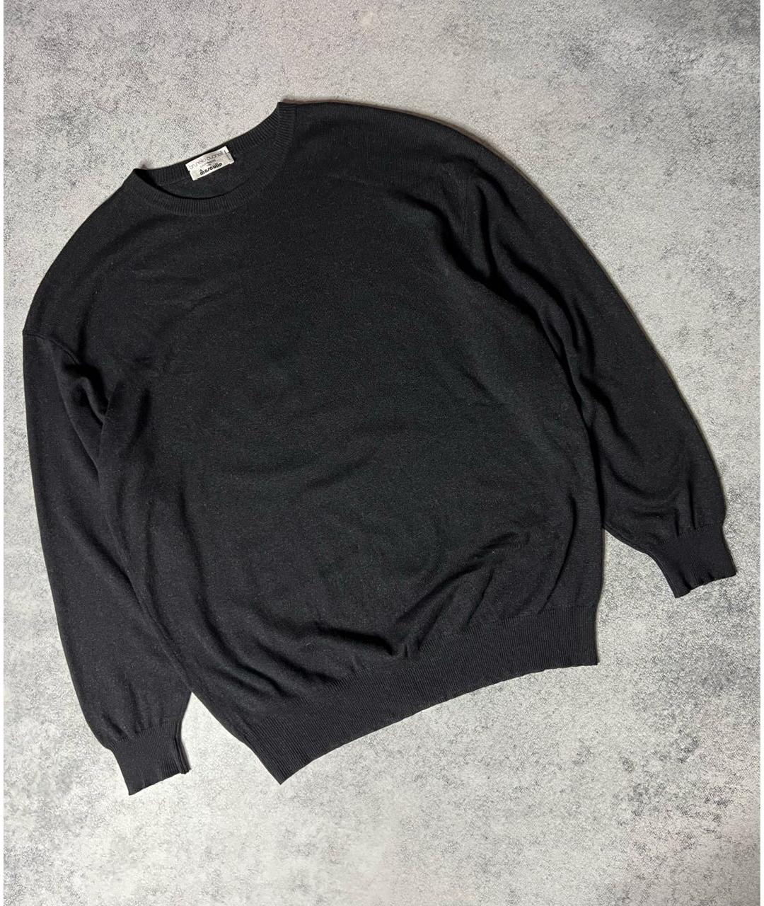 BRUNELLO CUCINELLI Антрацитовый кашемировый джемпер / свитер, фото 7