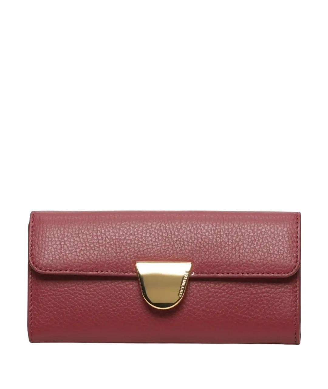 COCCINELLE Красный кожаный кошелек, фото 1