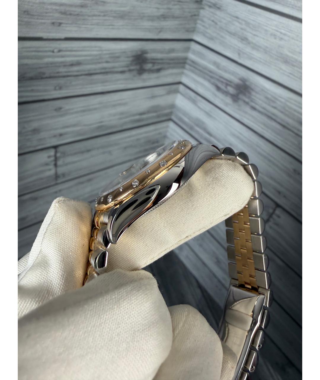 ROLEX Зеленые часы из желтого золота, фото 6