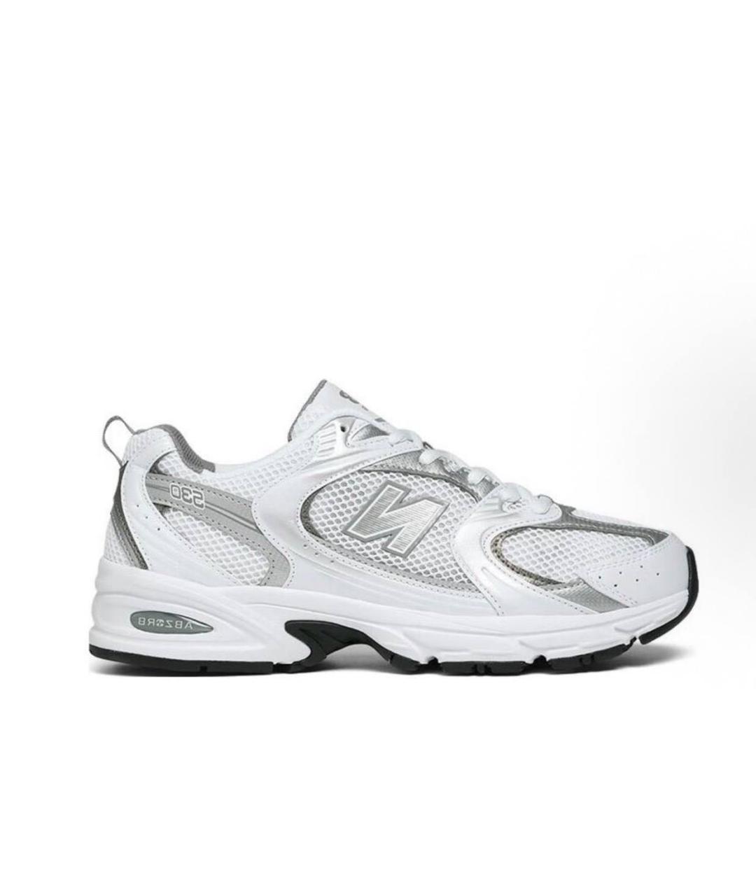 NEW BALANCE Белые текстильные кроссовки, фото 6