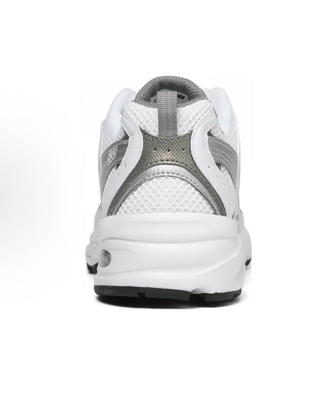 NEW BALANCE Белые текстильные кроссовки, фото 4