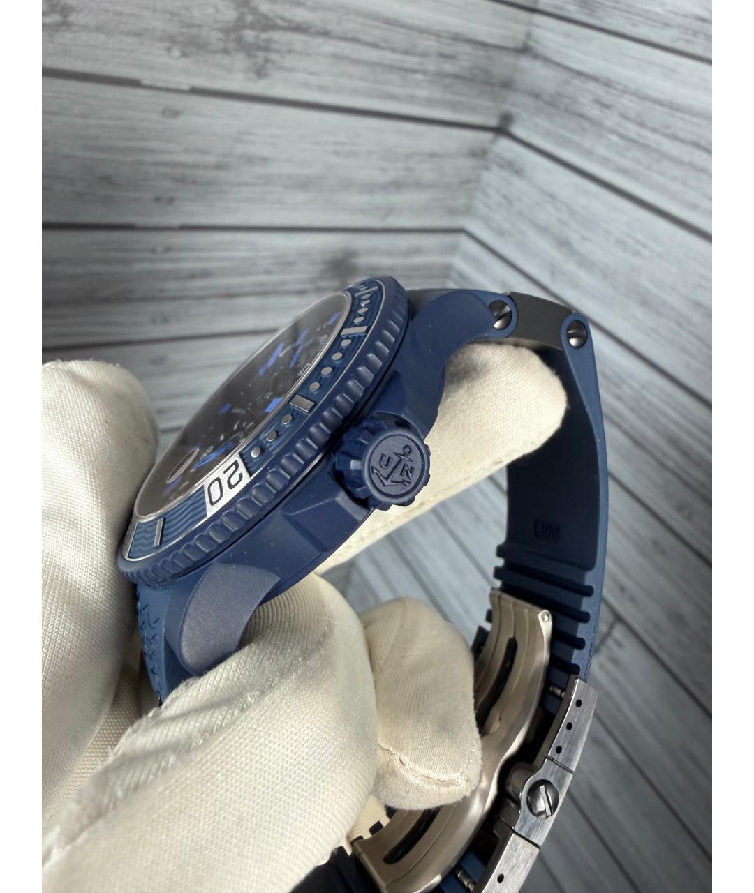 Ulysse Nardin Темно-синие часы, фото 6