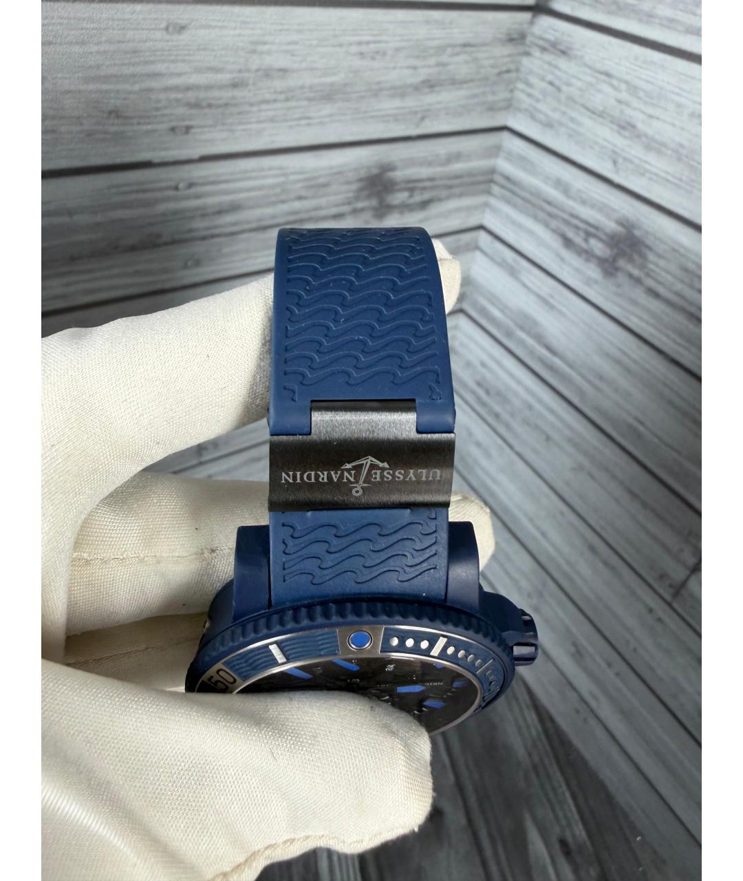 Ulysse Nardin Темно-синие часы, фото 9