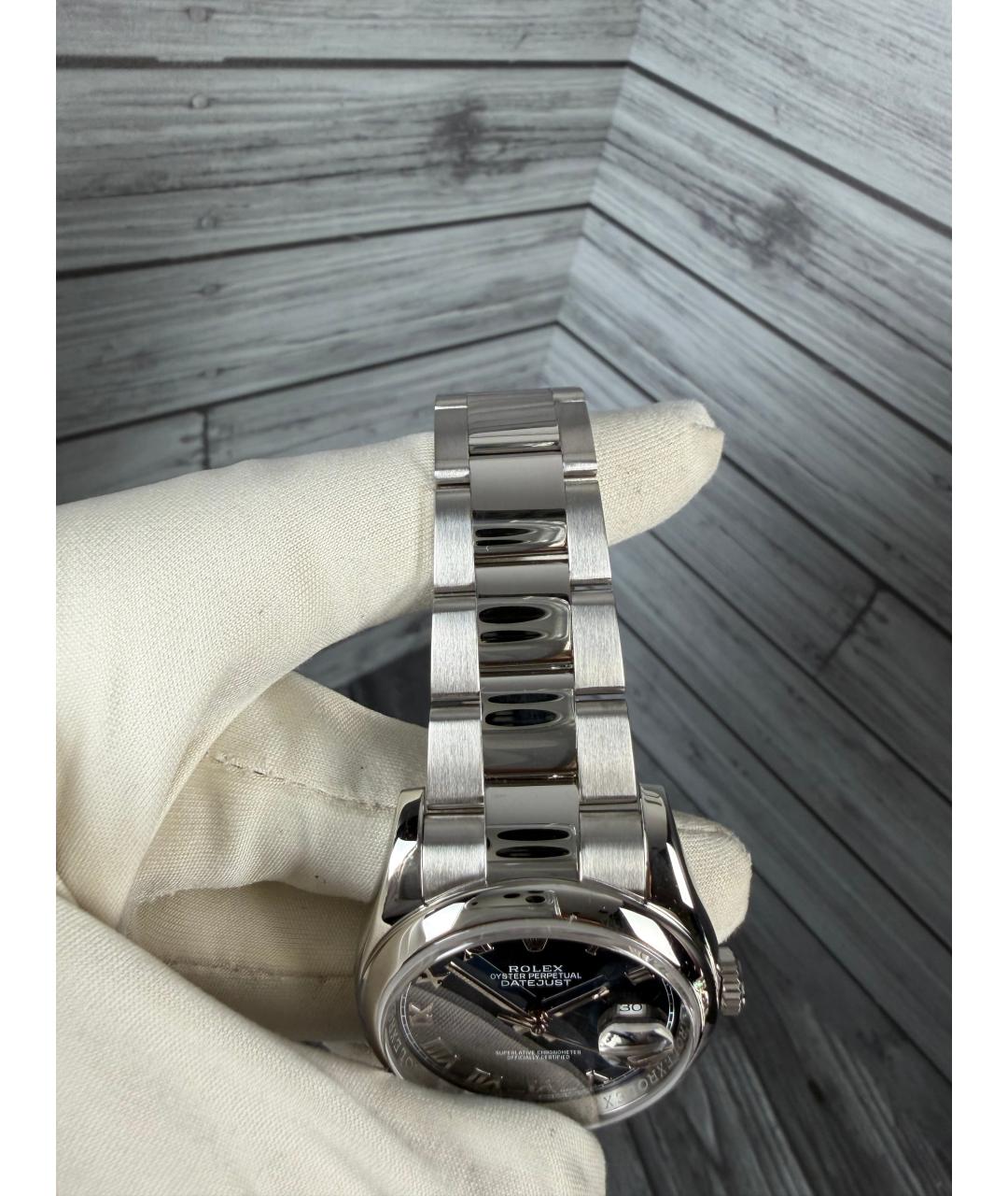 ROLEX Темно-синие часы, фото 8