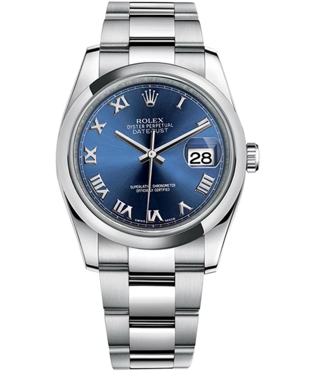 ROLEX Темно-синие часы, фото 1