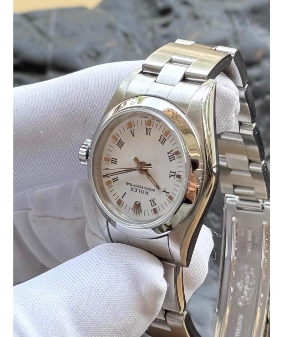 ROLEX Серебряные часы, фото 5