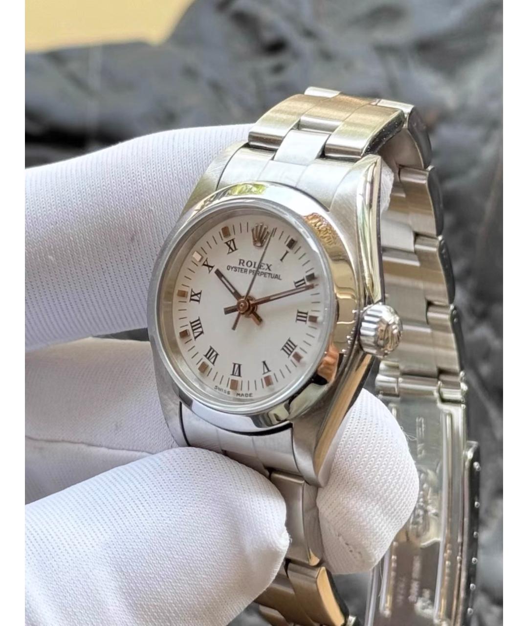 ROLEX Серебряные часы, фото 4