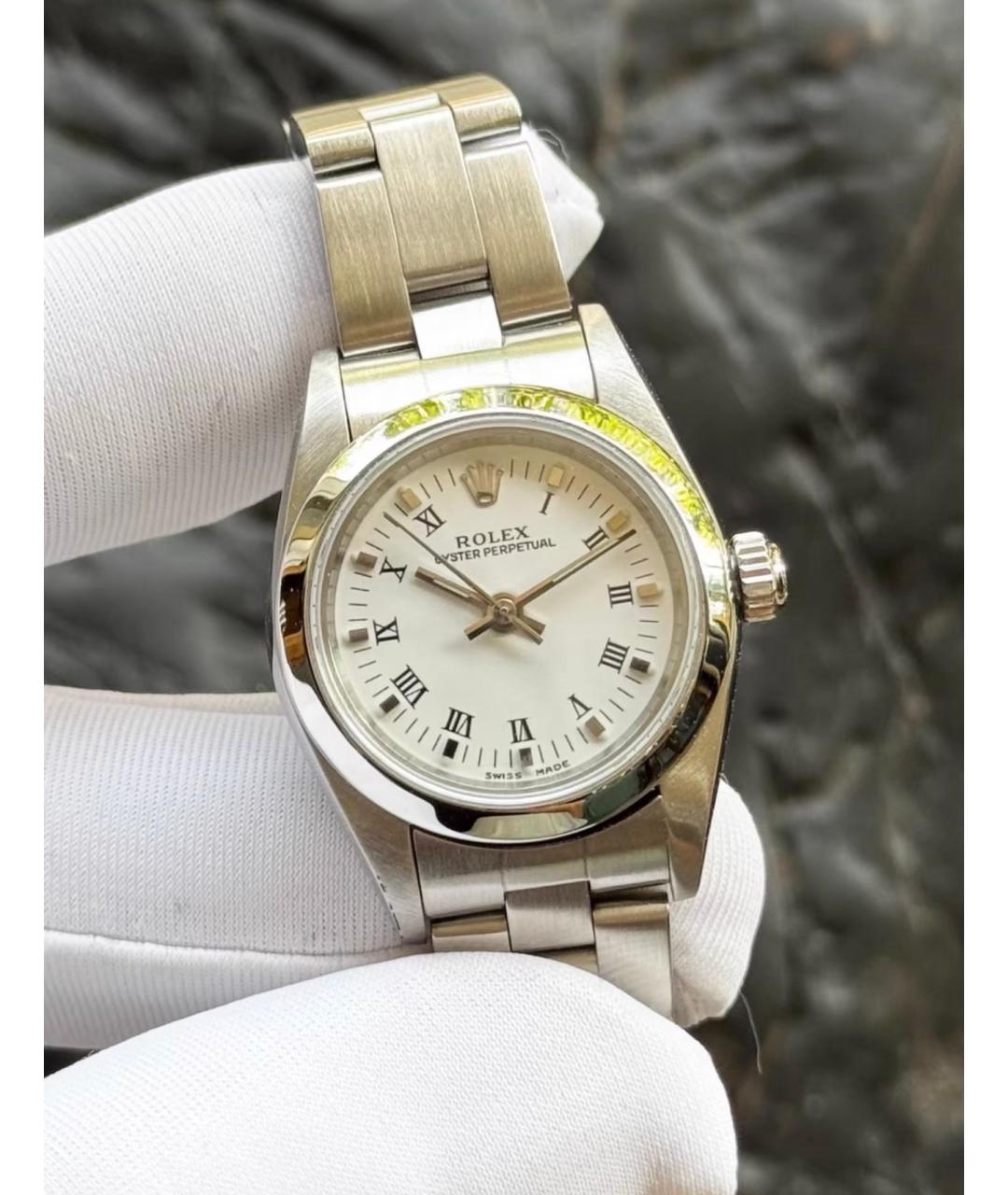 ROLEX Серебряные часы, фото 3