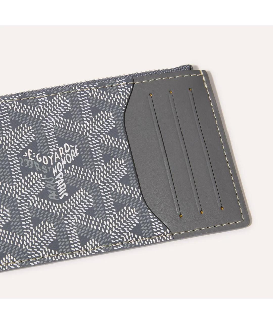 GOYARD Серый кошелек, фото 3