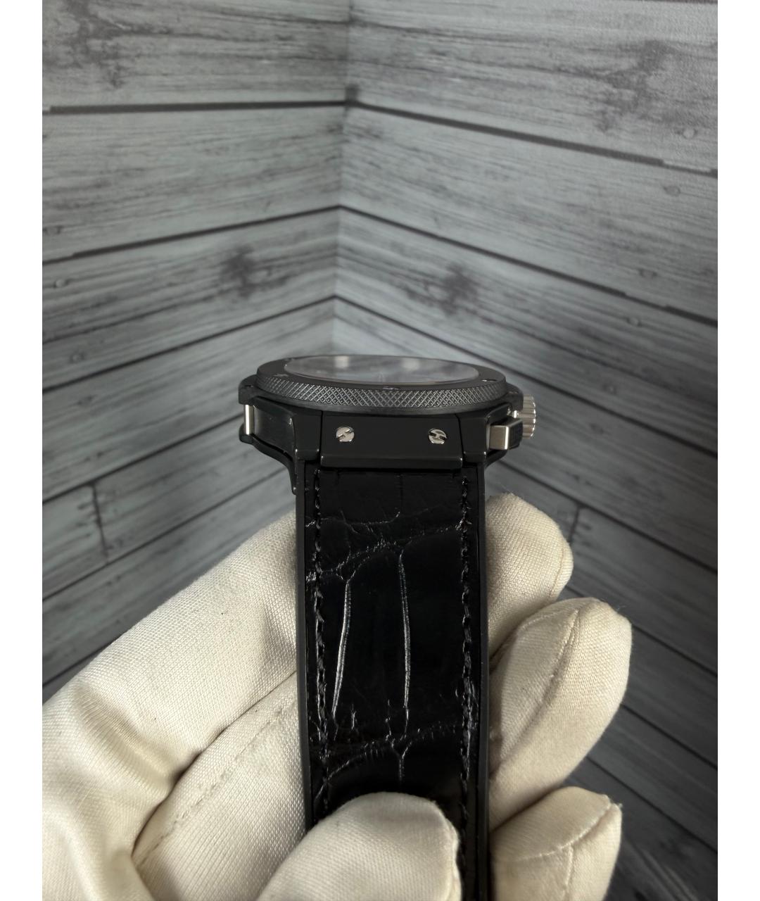 HUBLOT Темно-синие керамические часы, фото 6