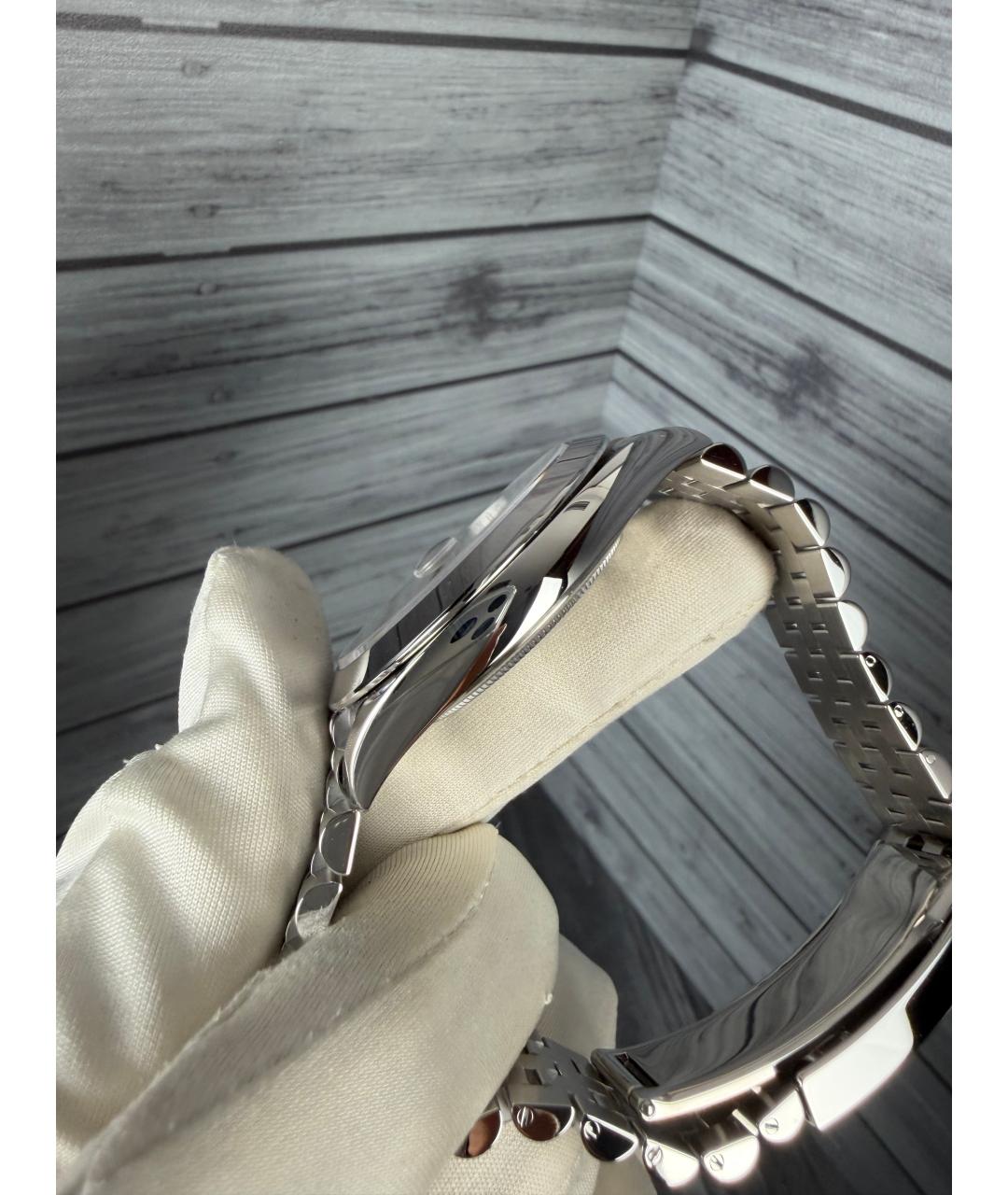 ROLEX Серые металлические часы, фото 6