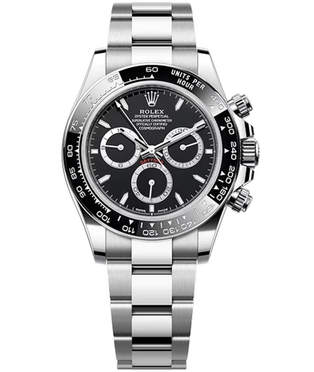 ROLEX Черные часы, фото 1