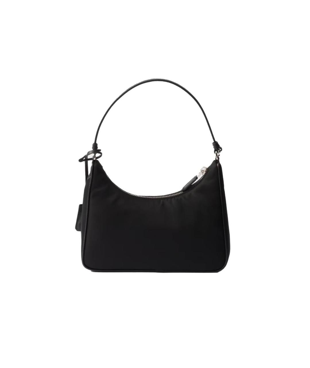 PRADA Черная синтетическая сумка с короткими ручками, фото 3