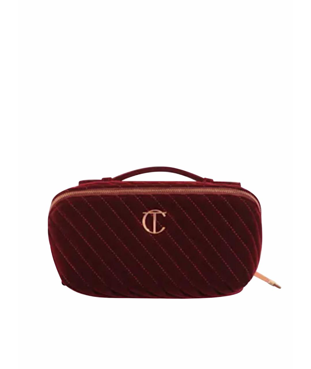CHARLOTTE TILBURY Бордовая косметичка, фото 1