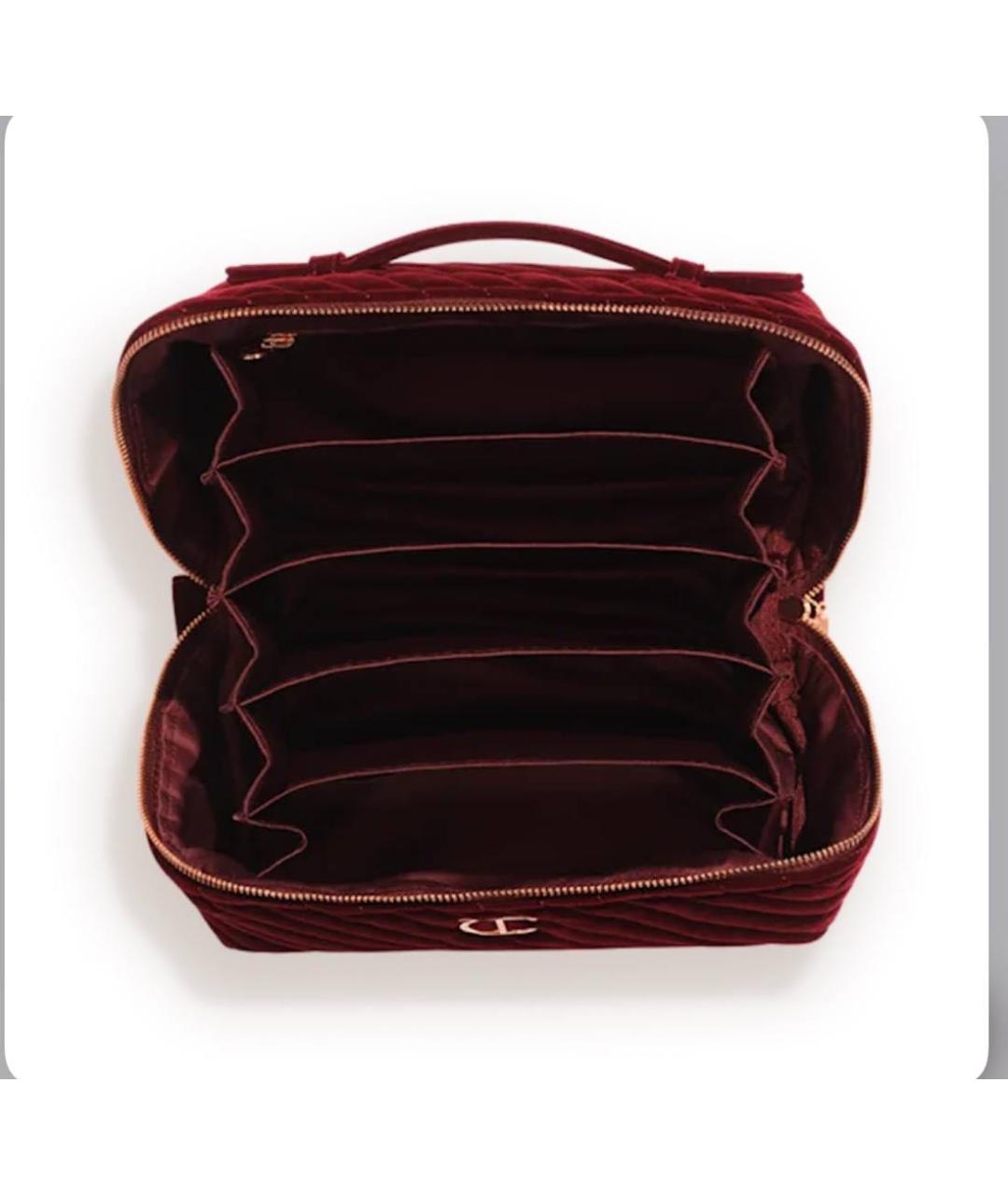 CHARLOTTE TILBURY Бордовая косметичка, фото 2