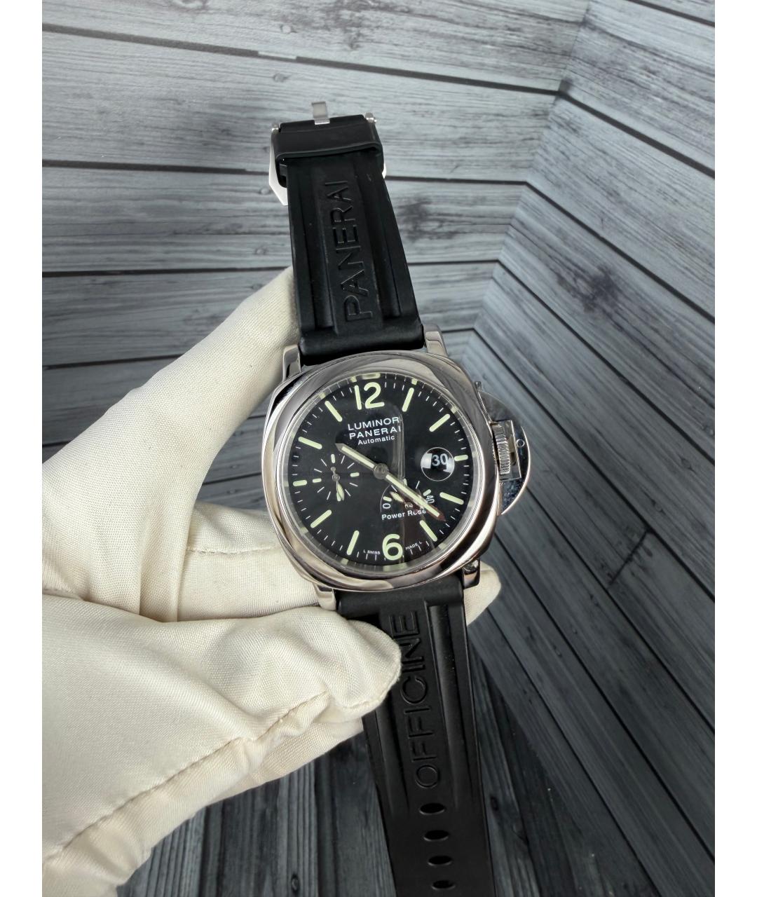 PANERAI Черные металлические часы, фото 5