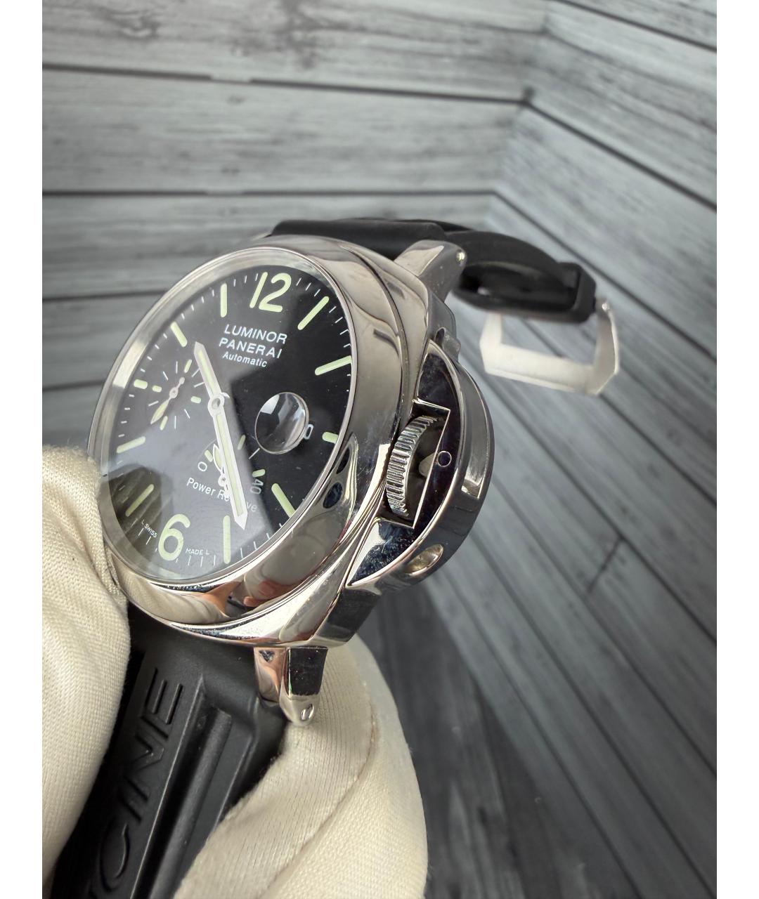 PANERAI Черные металлические часы, фото 6