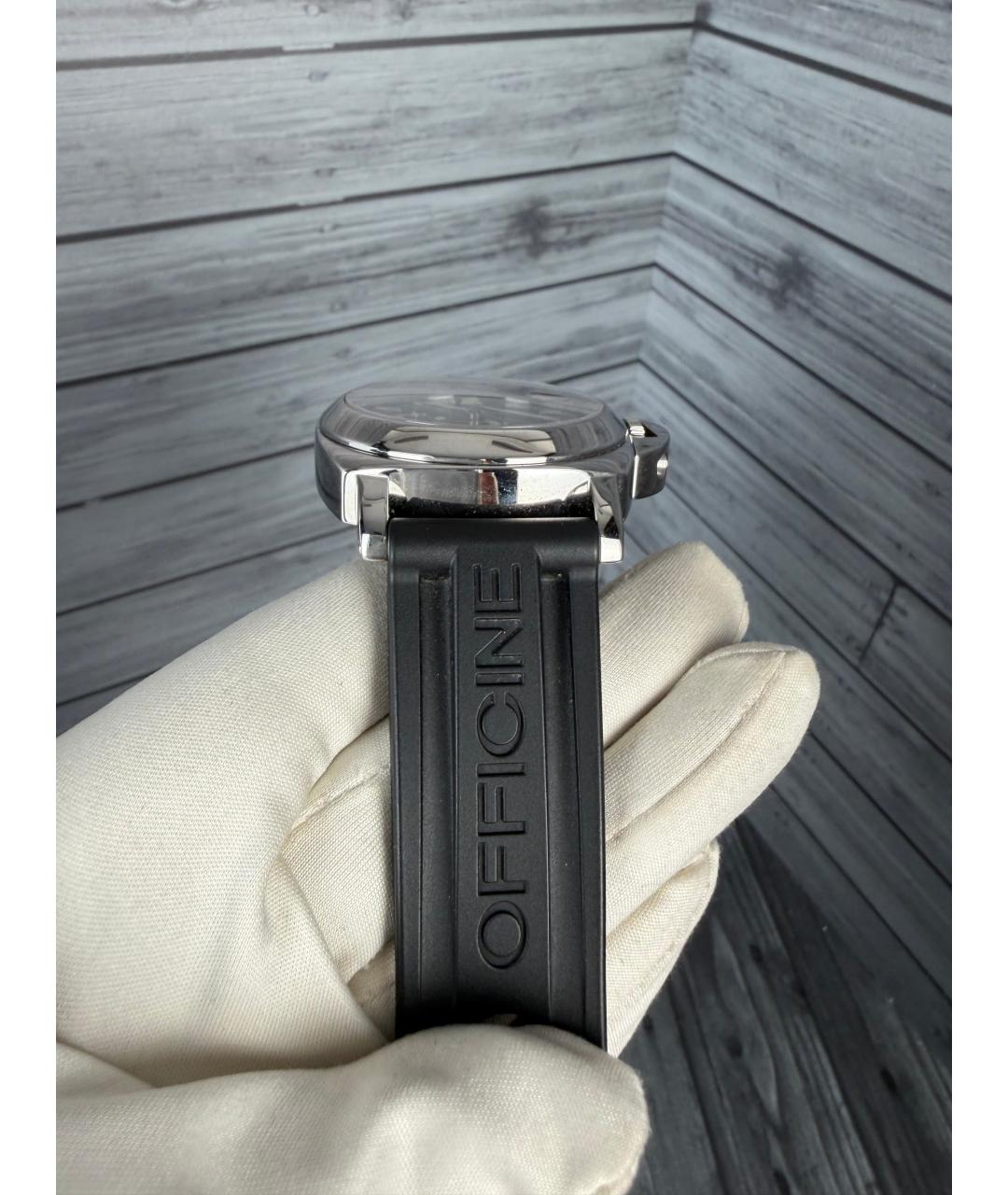 PANERAI Черные металлические часы, фото 8