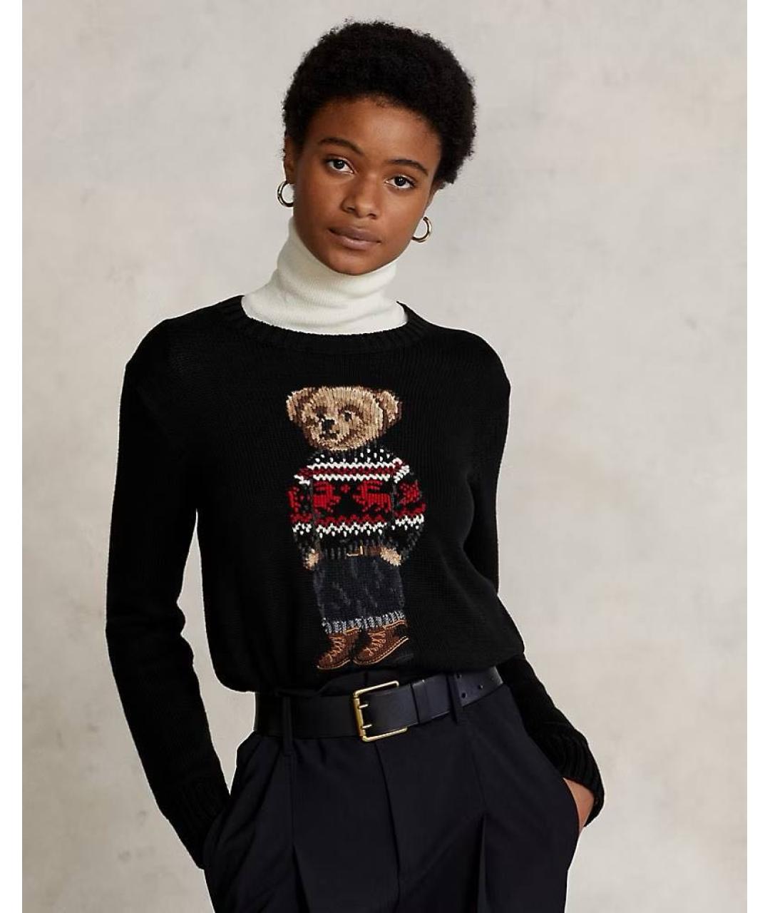 POLO RALPH LAUREN Черный джемпер / свитер, фото 2