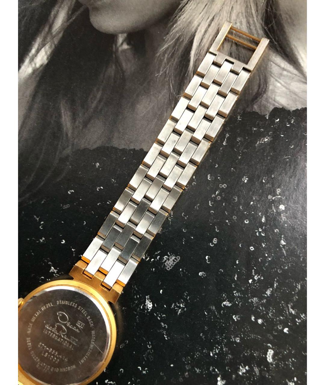 OSCAR DE LA RENTA Золотые металлические часы, фото 6