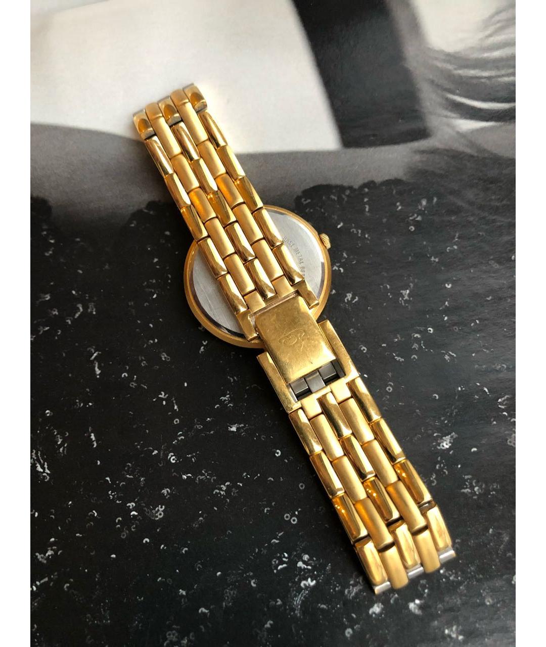 OSCAR DE LA RENTA Золотые металлические часы, фото 4