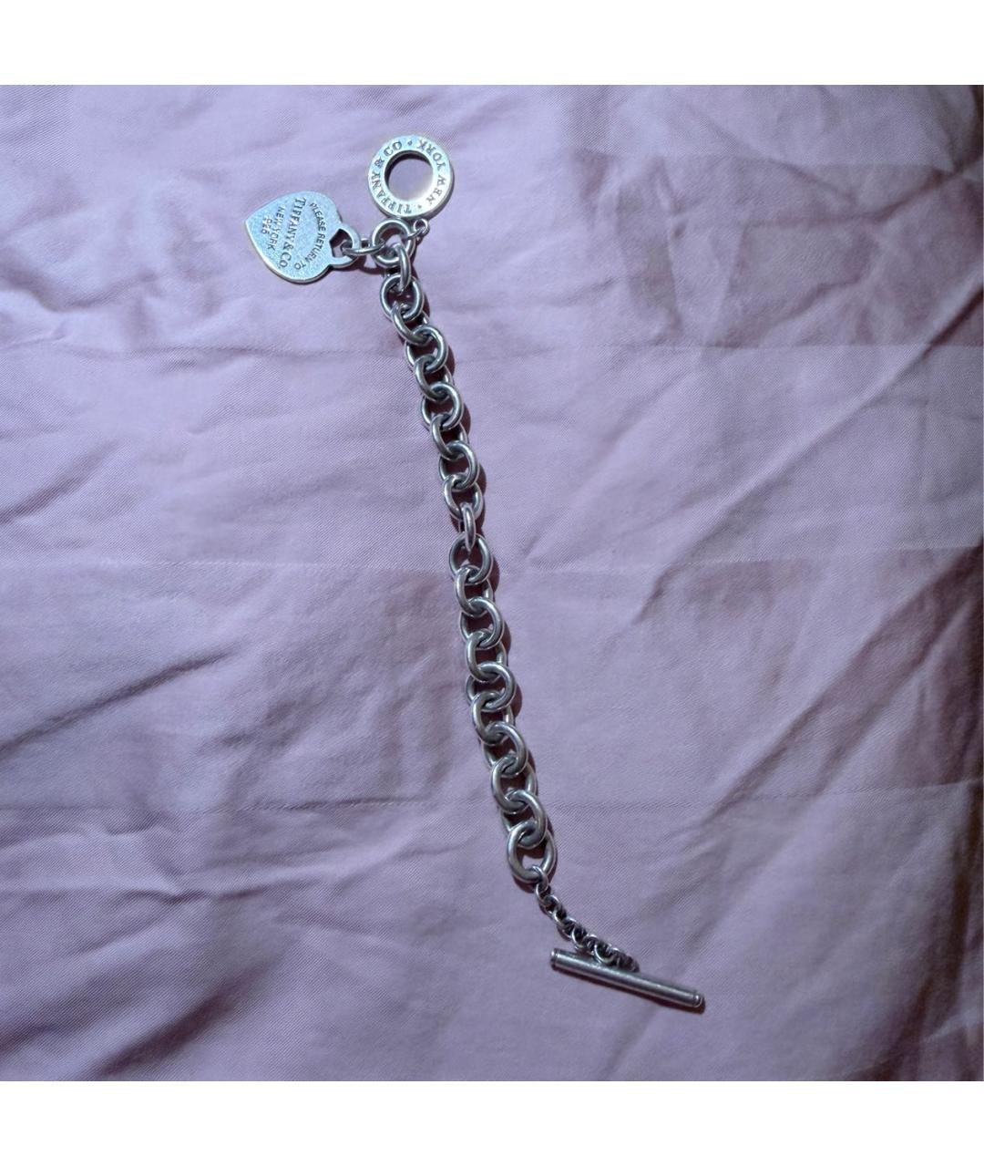 TIFFANY&CO Серебрянный серебряный браслет, фото 3