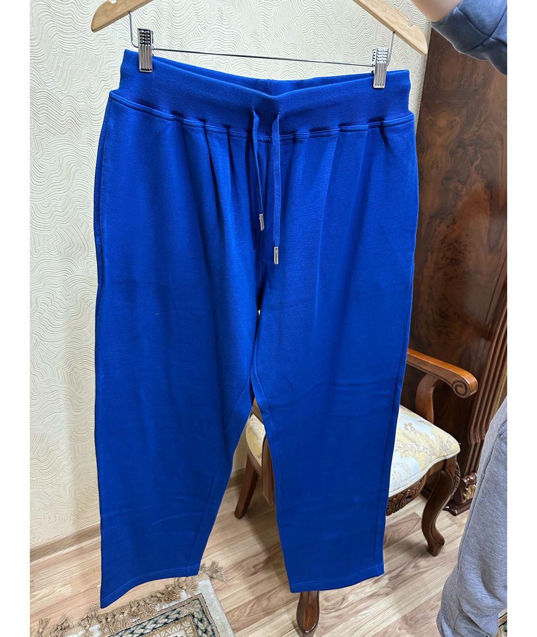 KITON Синий хлопковый спортивный костюм, фото 2