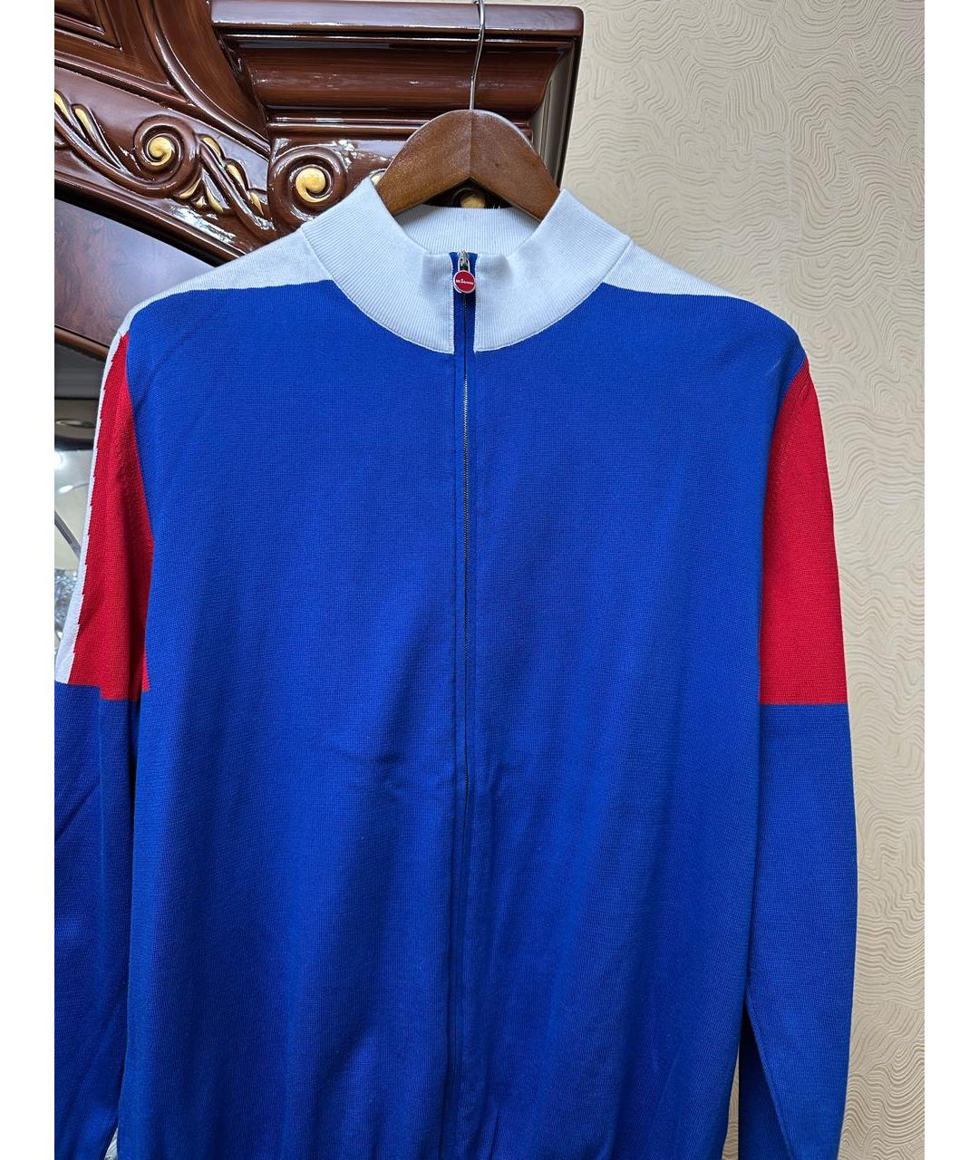 KITON Синий хлопковый спортивный костюм, фото 3