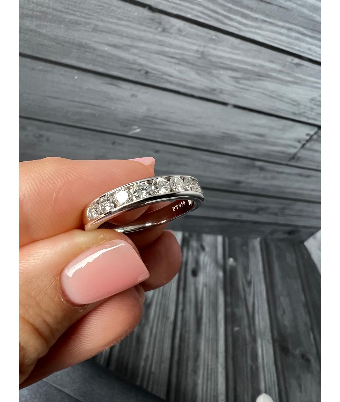 TIFFANY&CO Серебряное платиновое кольцо, фото 4