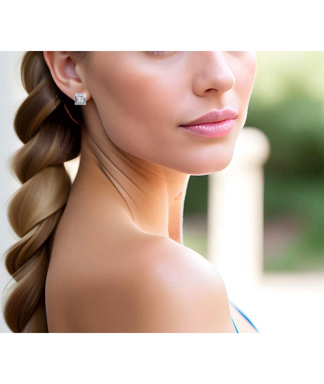 CHOPARD Серебряные серьги из белого золота, фото 3