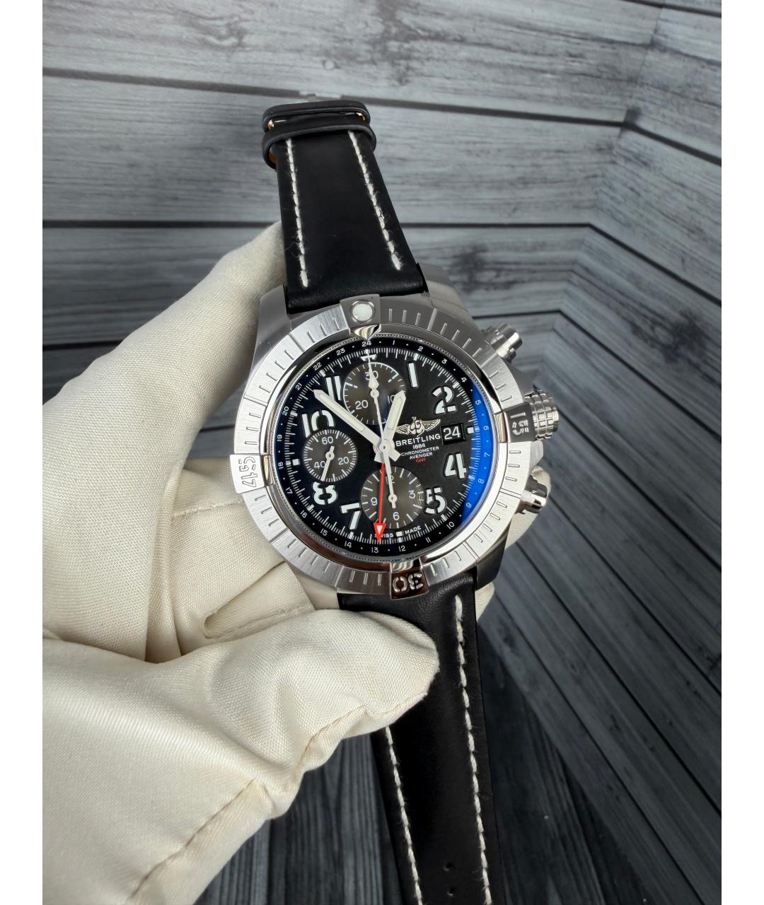 BREITLING Черные часы, фото 2