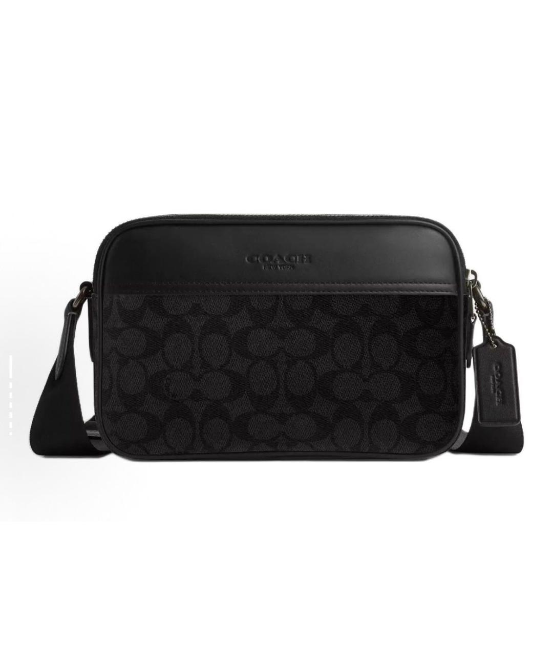 COACH Черная сумка на плечо, фото 3