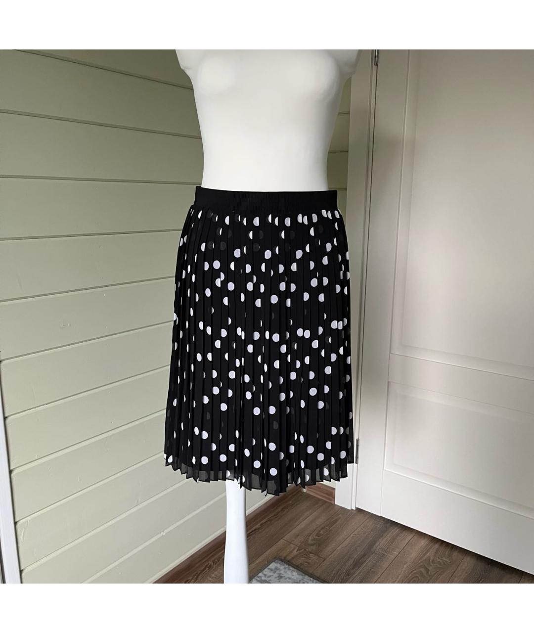 HUGO BOSS Черный шелковый костюм с юбками, фото 2