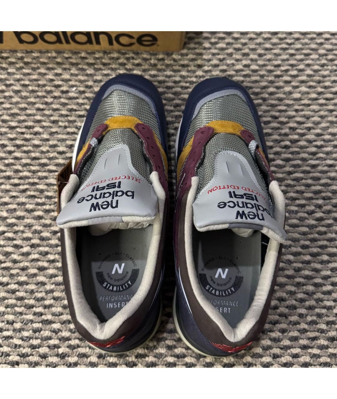 NEW BALANCE Мульти кожаные низкие кроссовки / кеды, фото 3