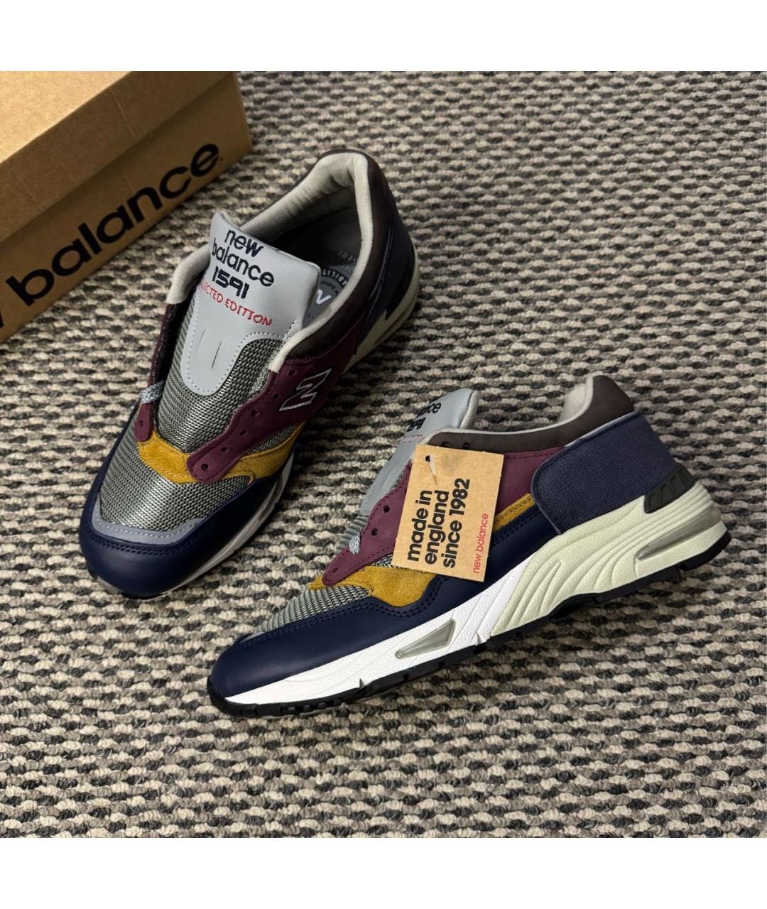 NEW BALANCE Мульти кожаные низкие кроссовки / кеды, фото 8