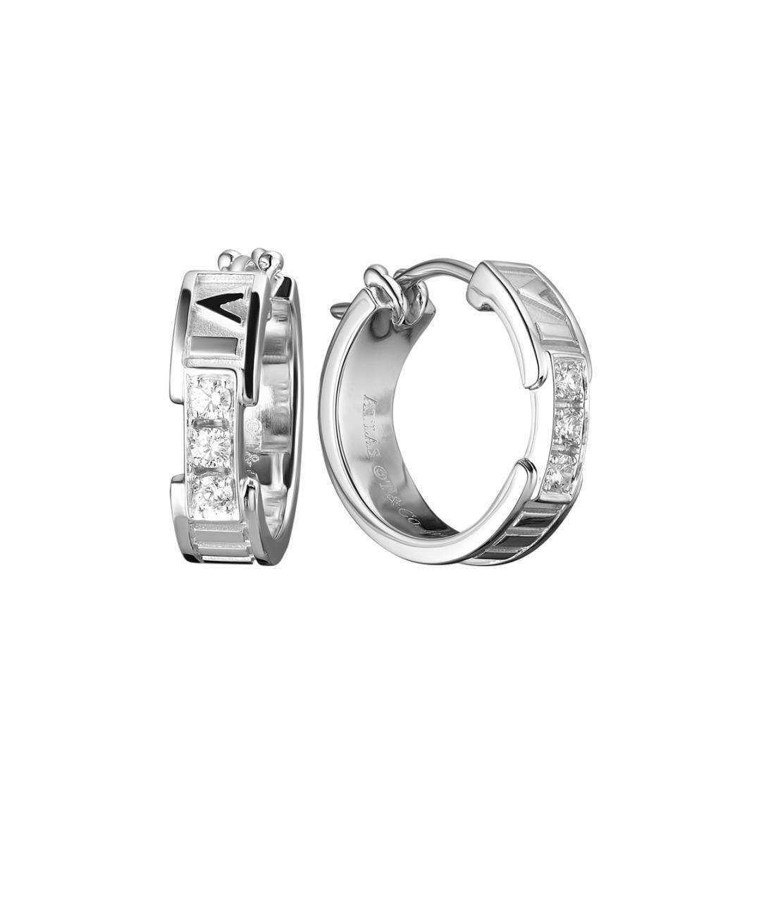 TIFFANY&CO Серебряные серьги из белого золота, фото 1