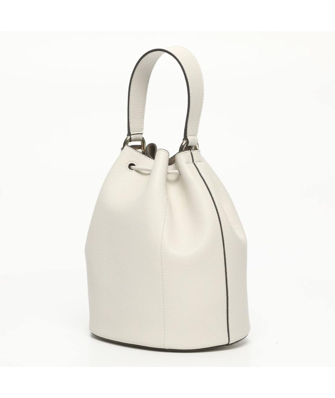 FURLA Белая кожаная сумка через плечо, фото 3