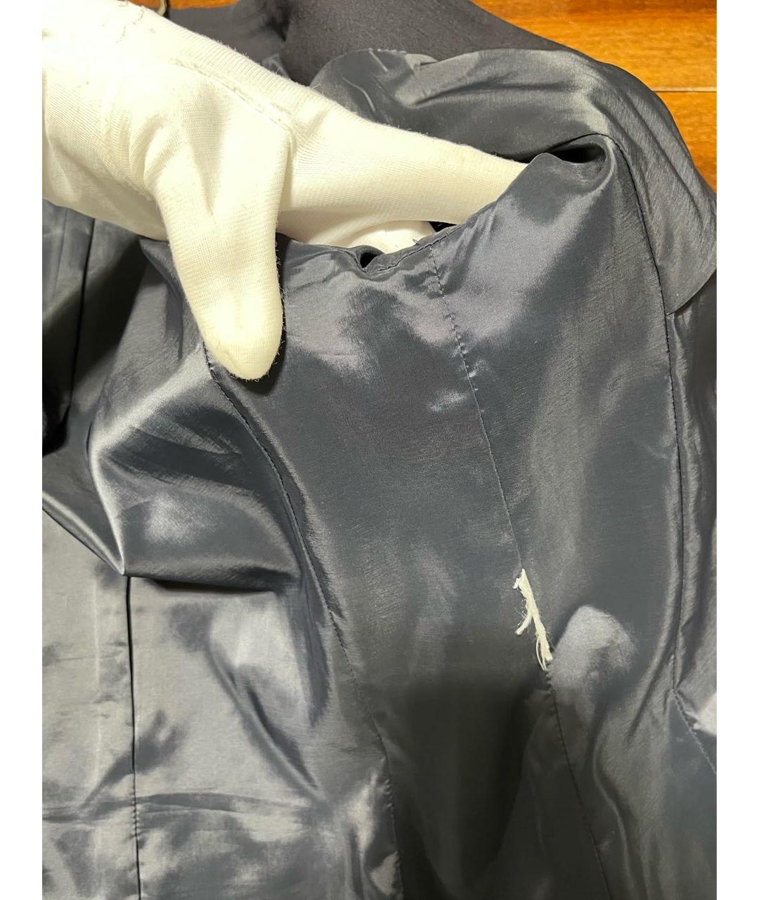 ESCADA Темно-синий шерстяной жакет/пиджак, фото 7