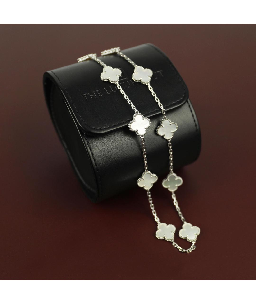 VAN CLEEF & ARPELS Серебряное колье из белого золота, фото 2