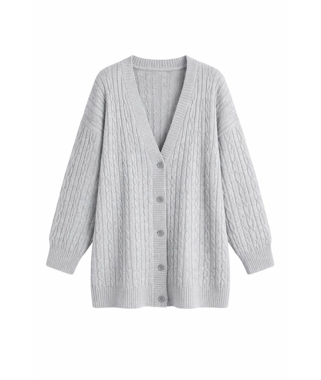 ALO YOGA Серый кардиган, фото 1