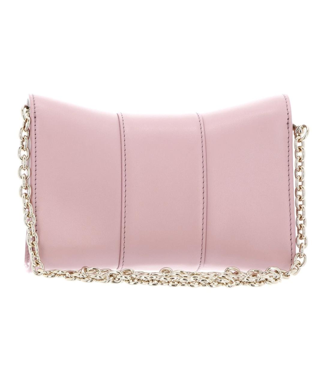 FURLA Розовая кожаная сумка через плечо, фото 5